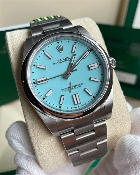 women rolex tiffany blue|rolex tiffany blue 41 price.